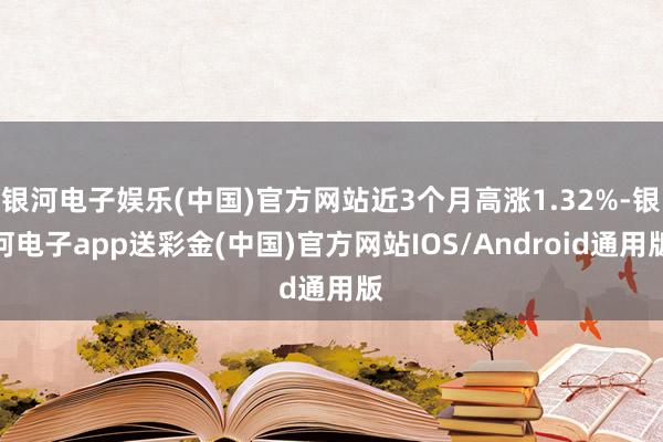 银河电子娱乐(中国)官方网站近3个月高涨1.32%-银河电子app送彩金(中国)官方网站IOS/Android通用版