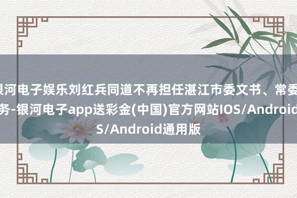 银河电子娱乐刘红兵同道不再担任湛江市委文书、常委、委员职务-银河电子app送彩金(中国)官方网站IOS/Android通用版