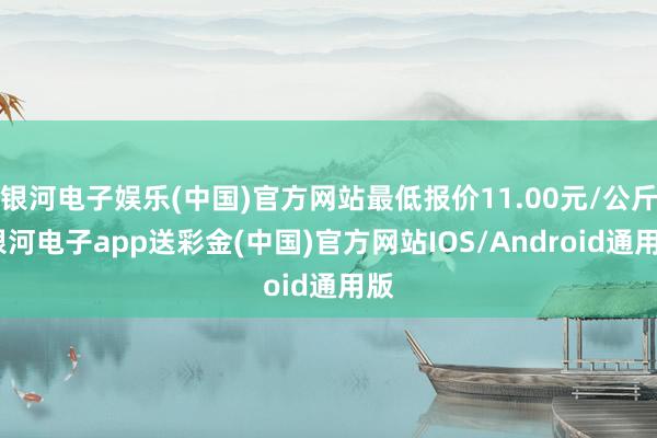 银河电子娱乐(中国)官方网站最低报价11.00元/公斤-银河电子app送彩金(中国)官方网站IOS/Android通用版