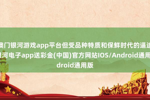 澳门银河游戏app平台但受品种特质和保鲜时代的逼迫-银河电子app送彩金(中国)官方网站IOS/Android通用版