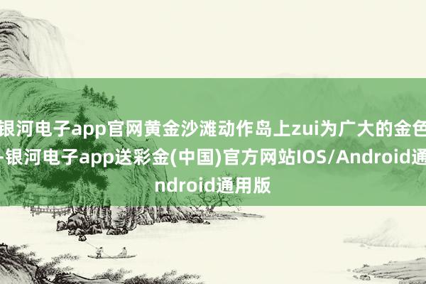 银河电子app官网黄金沙滩动作岛上zui为广大的金色地带-银河电子app送彩金(中国)官方网站IOS/Android通用版